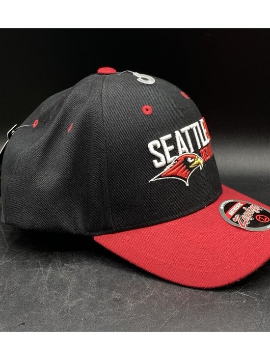 Seattle U University Redhawks WA Black Embroidered Hat New NWT - Picture 4 of 10